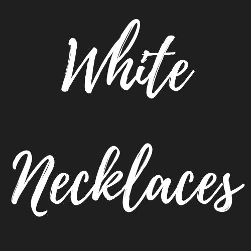 White Paparazzi Necklaces