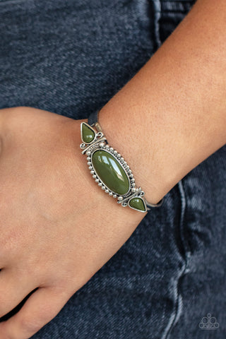 Paparazzi Tribal Trinket - Green Bracelet