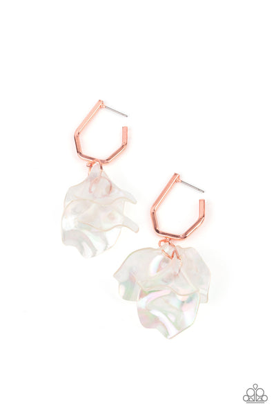 Paparazzi Jaw-Droppingly Jelly Copper Earrings