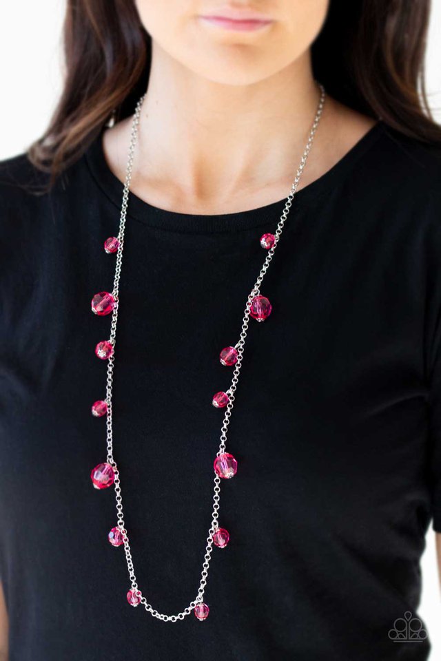 Paparazzi GLOW-Rider Pink Necklace – diannesjewelryshop