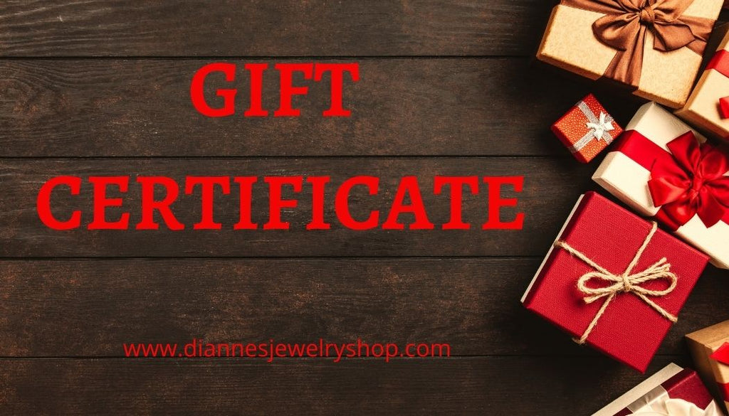 Gift Certificates Delivered By Email Immediately