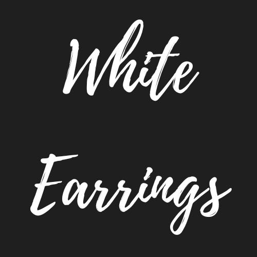 White Paparazzi Earrings