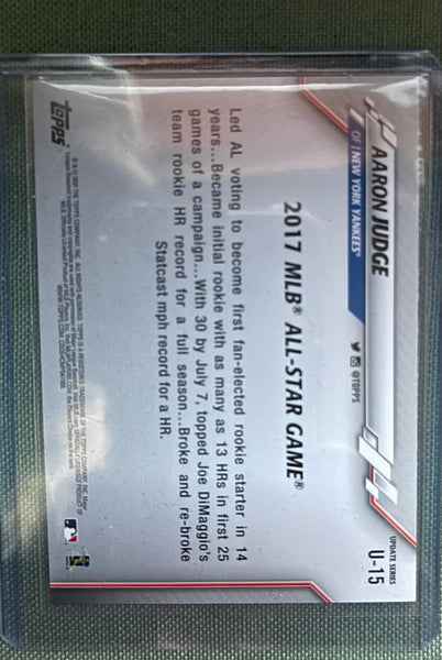 2020 Topps Pre-owned Aaron Judge Baseball Card