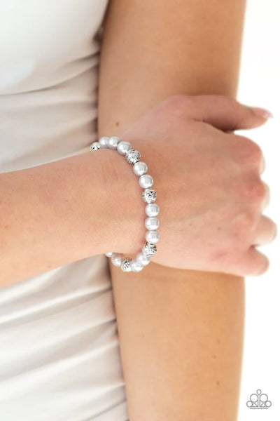 Paparazzi Poised for Perfection Silver Bracelet