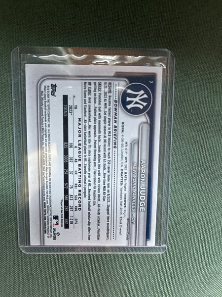 2024 Topps Pre-owned Aaron Judge Baseball Card