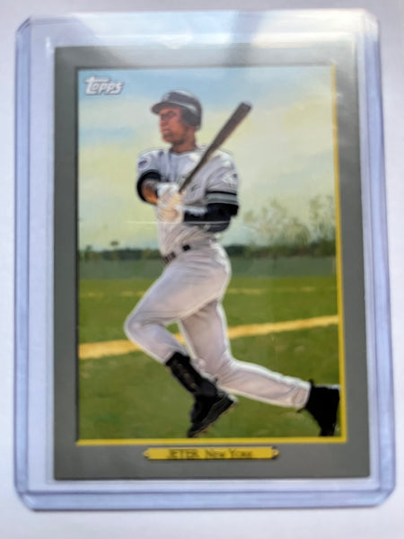 2020 Topps Pre-owned Derek Jeter Prominent Baseball Players Baseball Card