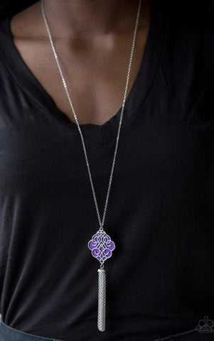 Paparazzi Malibu Mandala - Purple Necklace