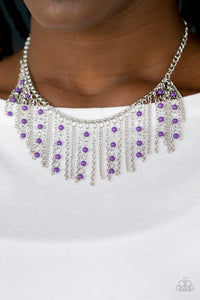 Paparazzi Harlem Hideaway - Purple Necklace