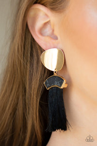 Paparazzi Insta Inca - Gold Earrings