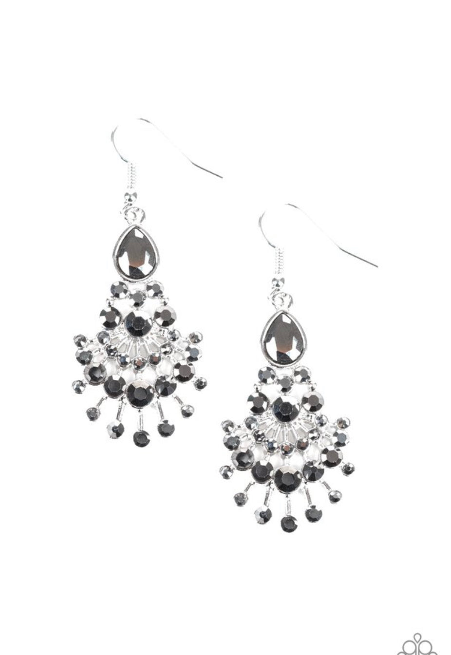 Paparazzi Wheres The Limo? - Silver Earrings