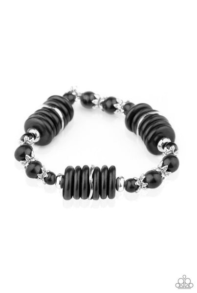 Paparazzi Sagebrush Serenade - Black Bracelet
