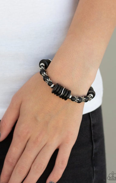 Paparazzi Sagebrush Serenade - Black Bracelet