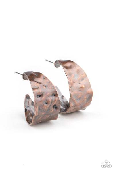 Paparazzi Put Your Best Face Forward Copper Earrings