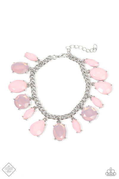 Paparazzi Pink $10 Set - Fairytale Fortuity Necklace and Serendipitous Shimmer Bracelet