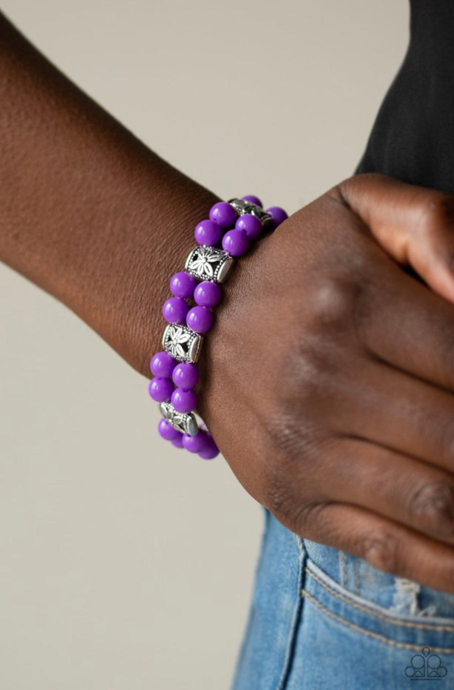 Paparazzi Daisy Debutante - Purple Bracelet