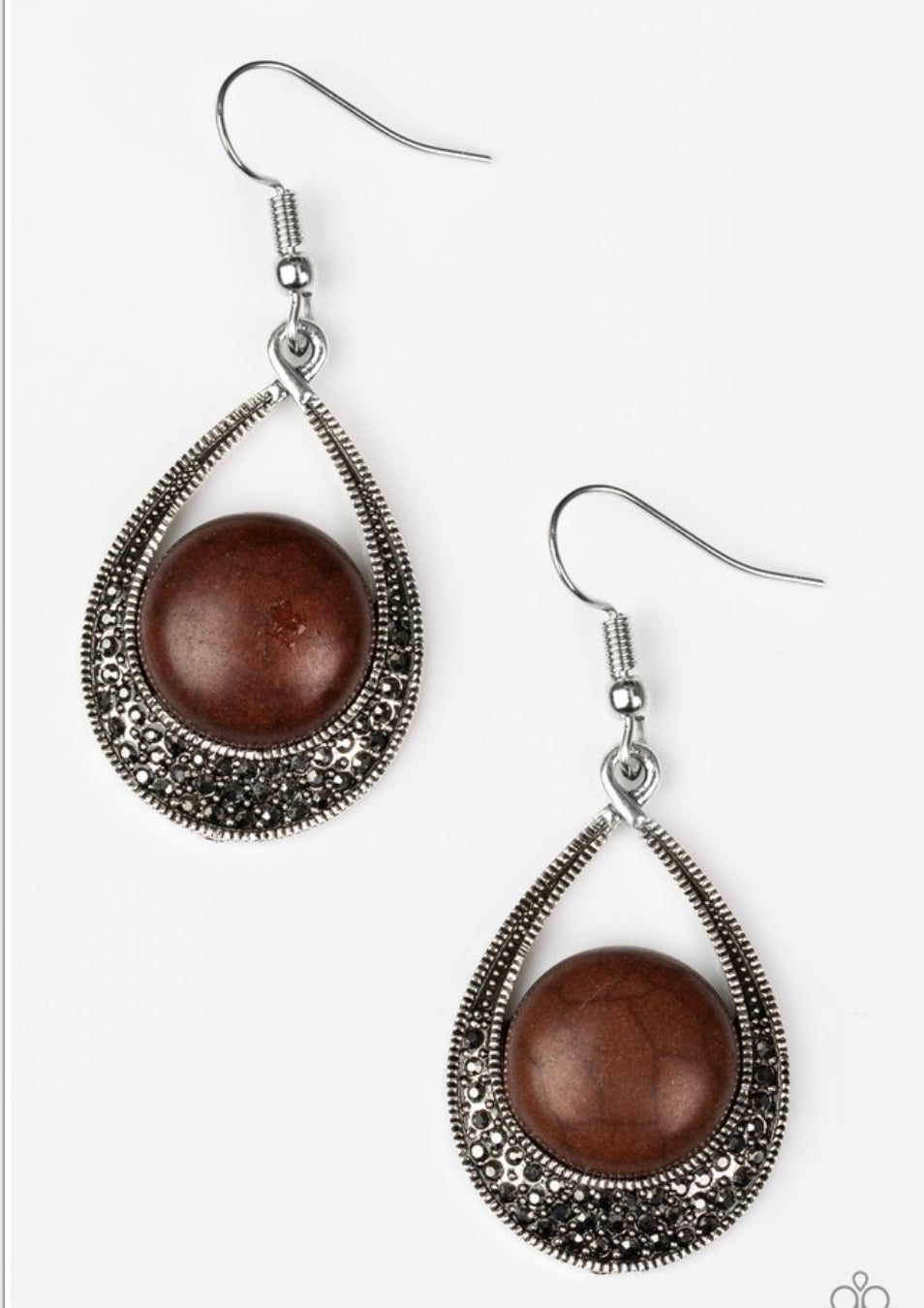 Paparazzi Richly Rio Rancho - Brown Earrings