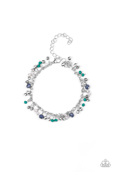 Paparazzi Blue $10 Set - Sailing the Seven Seas Necklace and Aquatic Adventure Bracelet