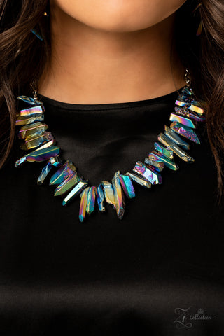 Charismatic Zi $25 Necklace and Earrings Multi-Colored Set