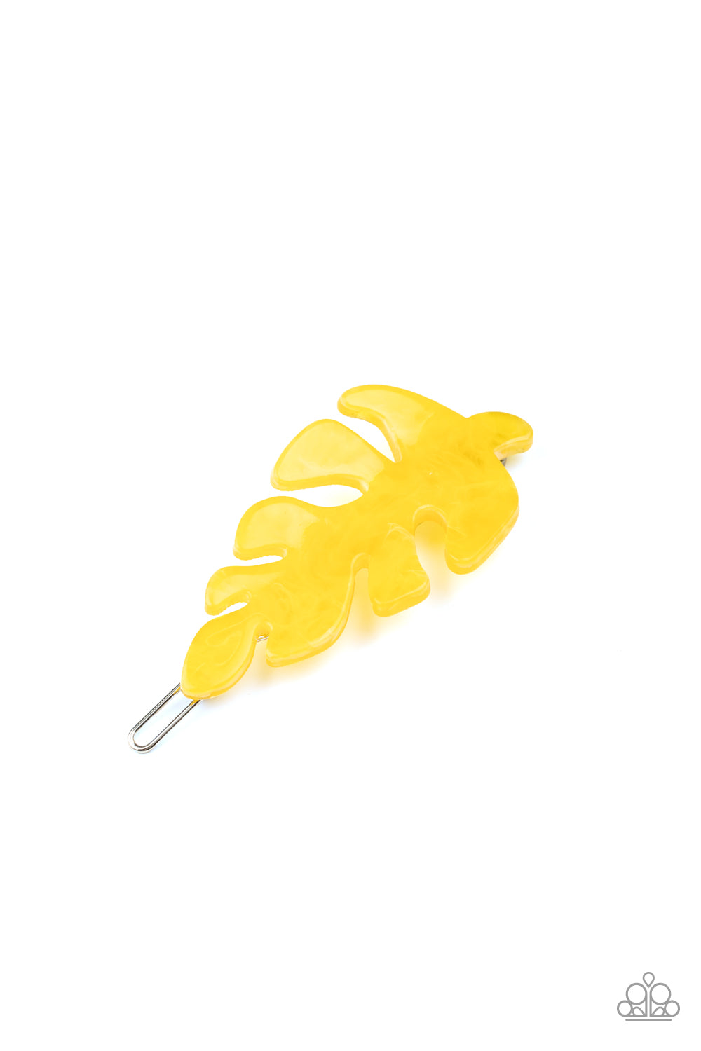 Paparazzi LEAF Your Mark - Yellow Hair Clip