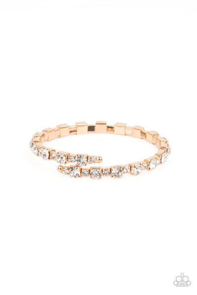 Paparazzi Photo Op Gold Coil Bracelet