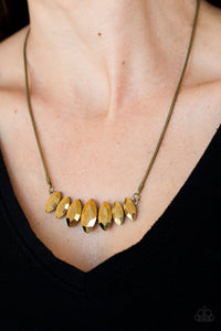 Paparazzi Leading Lady - Brass Necklace