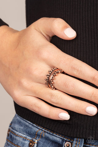 Paparazzi Heavy Metal Muse - Copper Ring
