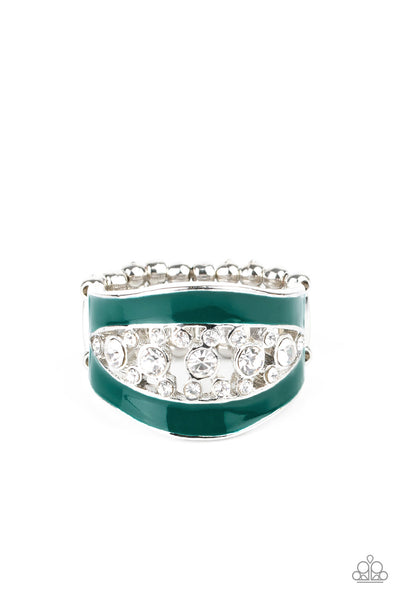 Paparazzi Trending Treasure - Green Ring