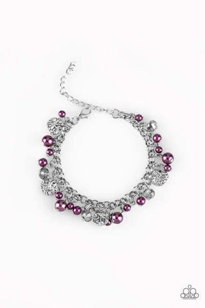 Paparazzi Purple $10 Set - Coastal Cache Necklace and West Coast Wanderer Bracelet