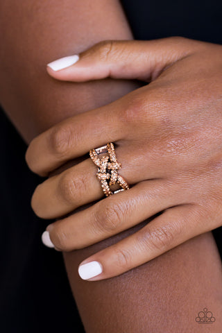 Paparazzi Can Only Go UPSCALE From Here - Copper Ring