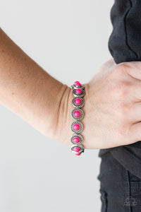 Paparazzi Globetrotter Goals - Pink Bracelet