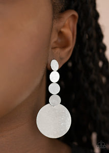Paparazzi Idolized Illumination Silver Earrings