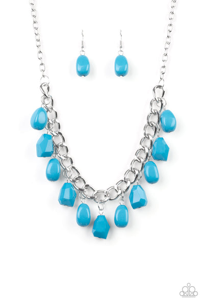 Paparazzi Take The COLOR Wheel! - Blue Necklace