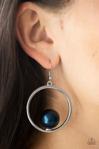 Paparazzi Solitaire REFINEMENT - Blue Earrings