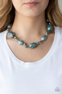 Paparazzi Gatherer Glamour - Blue Necklace