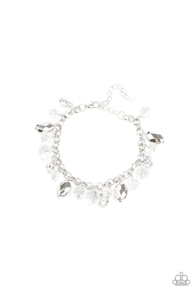 Paparazzi Dazing Dazzle White Bracelet