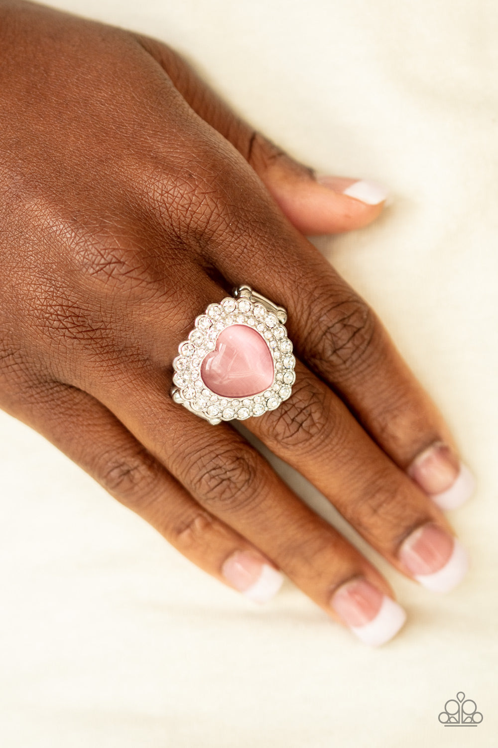 Paparazzi Lovely Luster Pink Ring