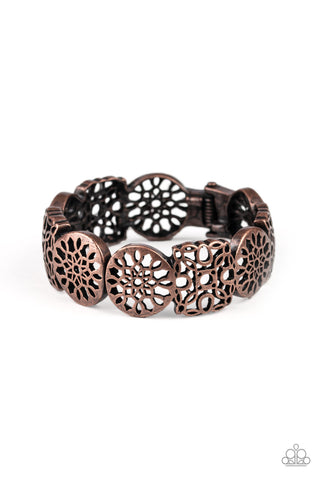 Paparazzi Mandala Mixer - Copper Bracelet