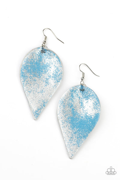 Paparazzi Enchanted Shimmer - Blue Earrings