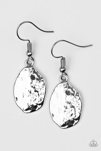 Paparazzi Terra Treasure Silver Earrings