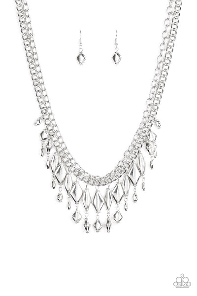 Paparazzi Trinket Trade - Silver Necklace
