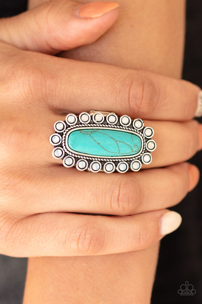 Paparazzi Mystic Oasis - Turquoise Ring