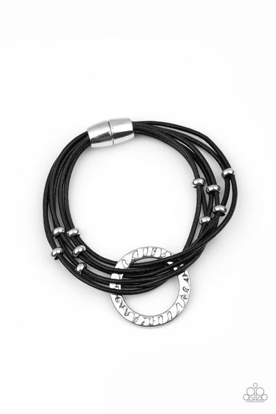 Paparazzi Magnetic Muse - Black Bracelet