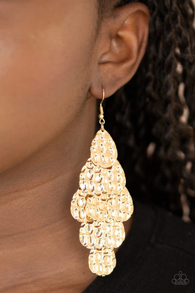 Paparazzi Instant Incandescence - Gold Earrings