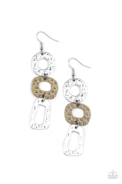 Paparazzi Prehistoric Prowl - Multi Earrings