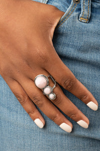 Paparazzi Marbled Magnificence - Pink Ring