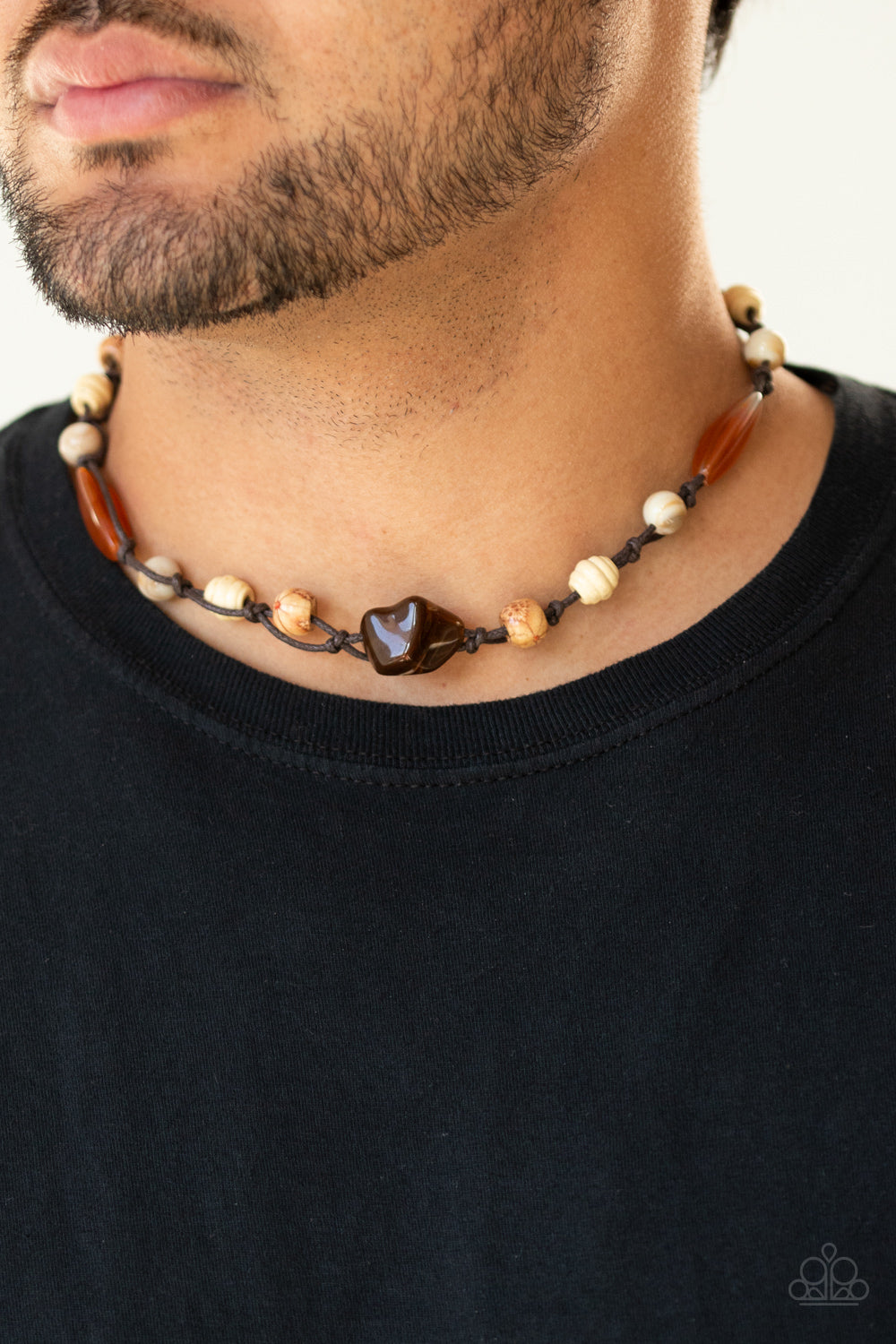 Paparazzi Island Grotto - Brown Necklace