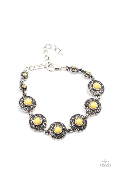 Paparazzi Springtime Special - Yellow Bracelet