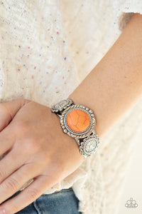 Paparazzi Mojave Motif - Orange Bracelet