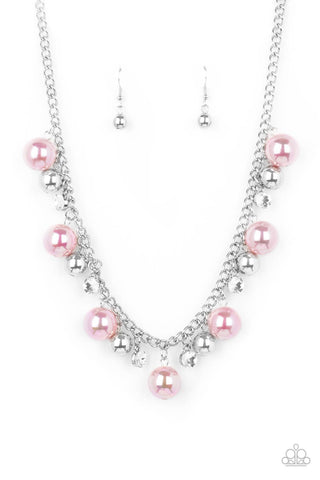Paparazzi Galactic Gala - Pink Necklace