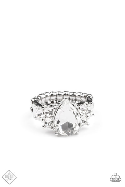 Paparazzi Happily Ever Eloquent White Ring